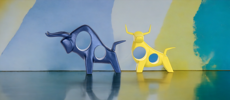 The Quirky Bull Duo - Set of 2